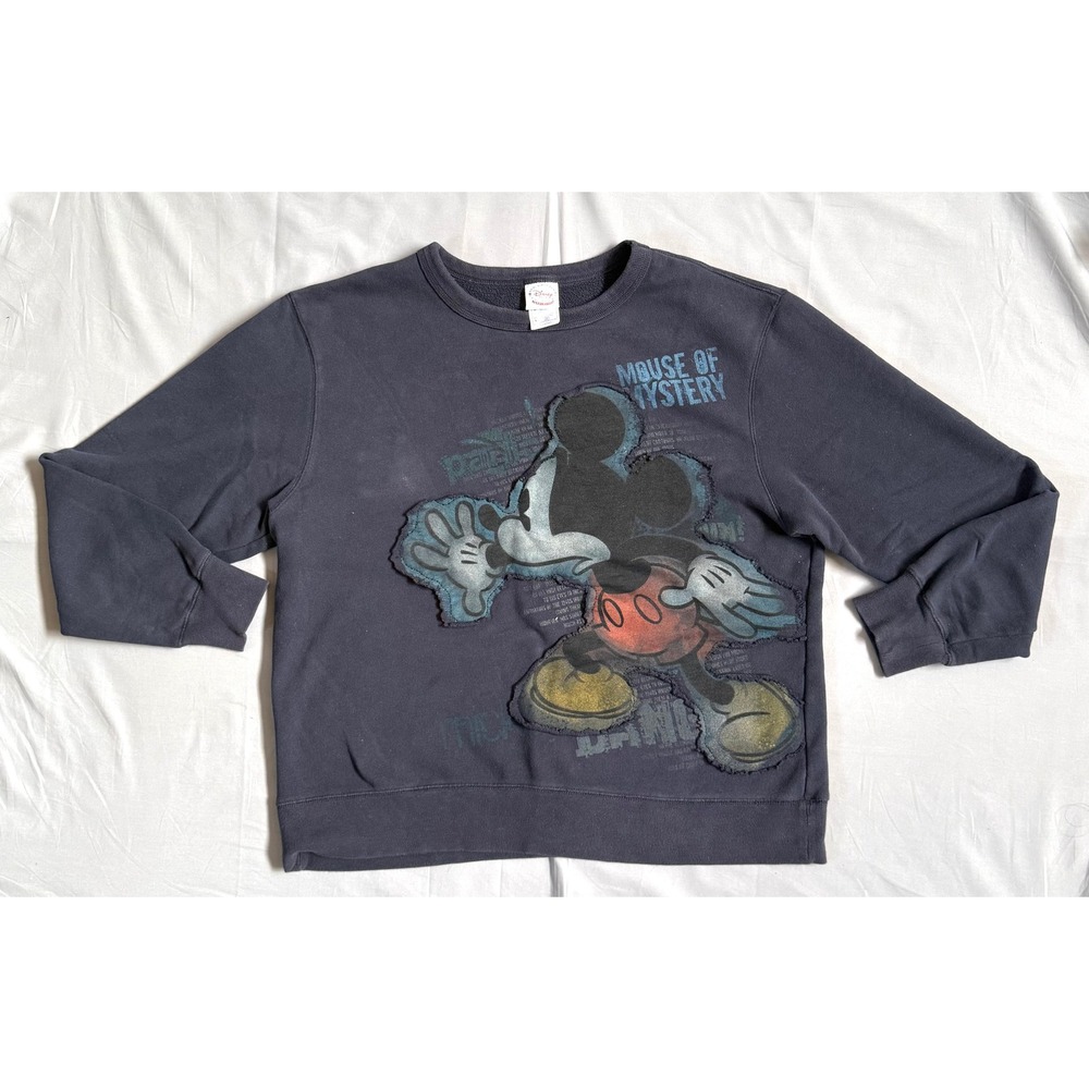 Disney Store Exclusive Mickey Mouse of‎ Mystery Sweatshirt Charcoal L H5702M0010